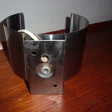 1970 chrome steel wall l ight