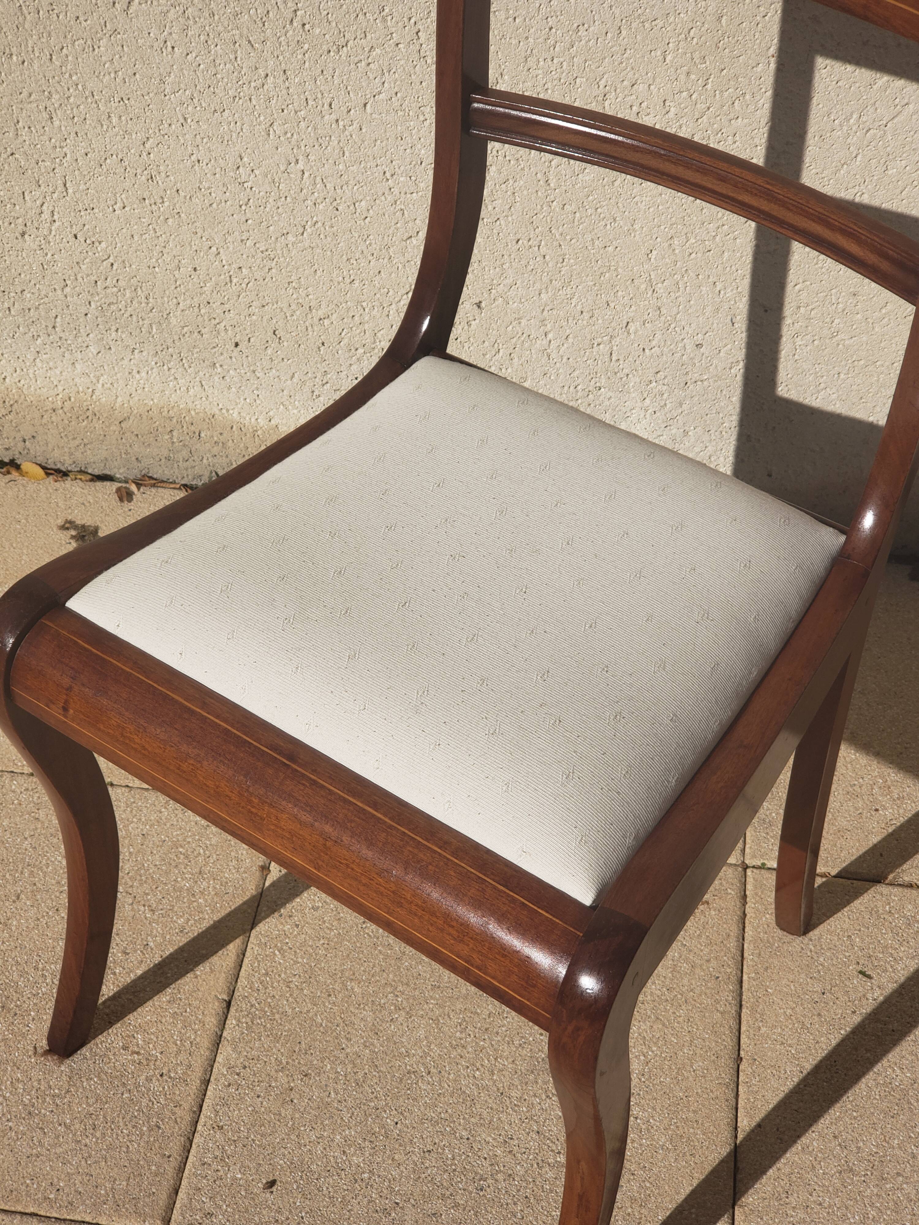 4 Antique Louis Philippe Chairs