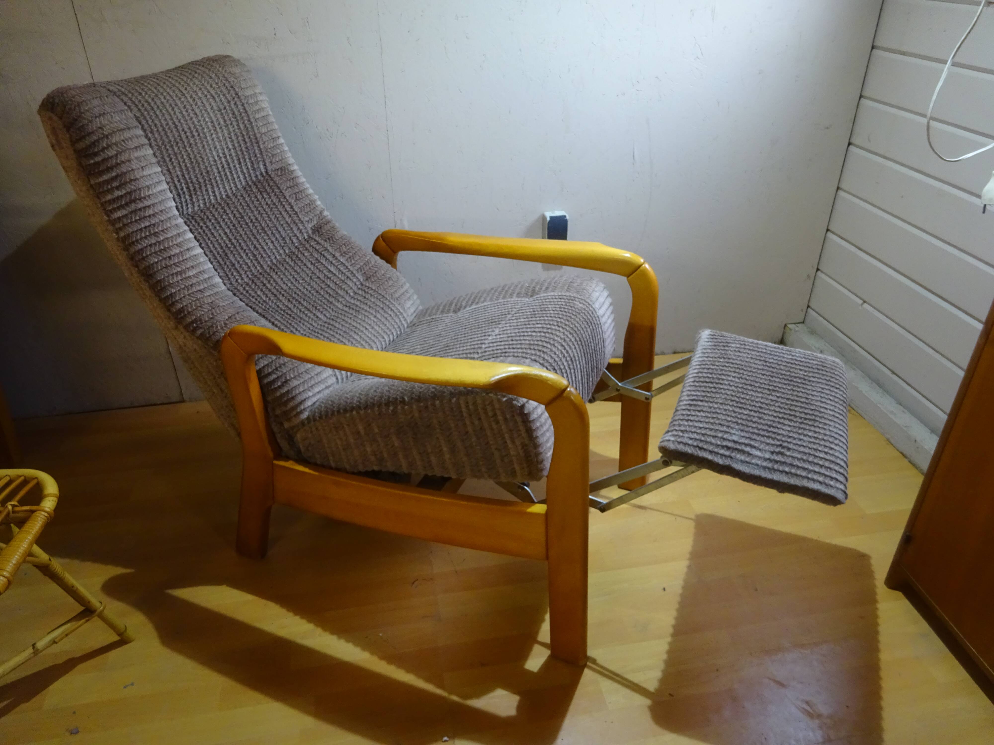 Fauteuil relax scandinave vintage