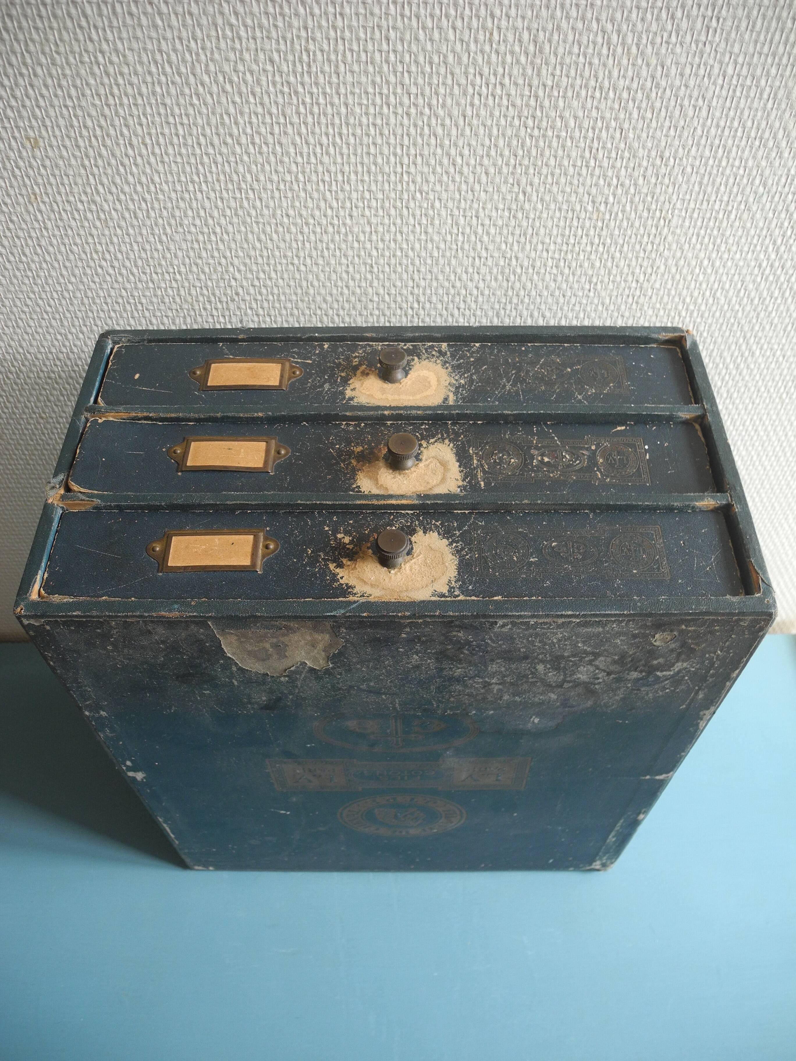 Antique haberdashery cabinet, LV Paris, JTPF