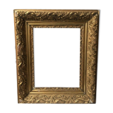 Old gilded wood frame