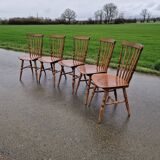 Set of 5 Baumann bistro chairs model Tacoma.