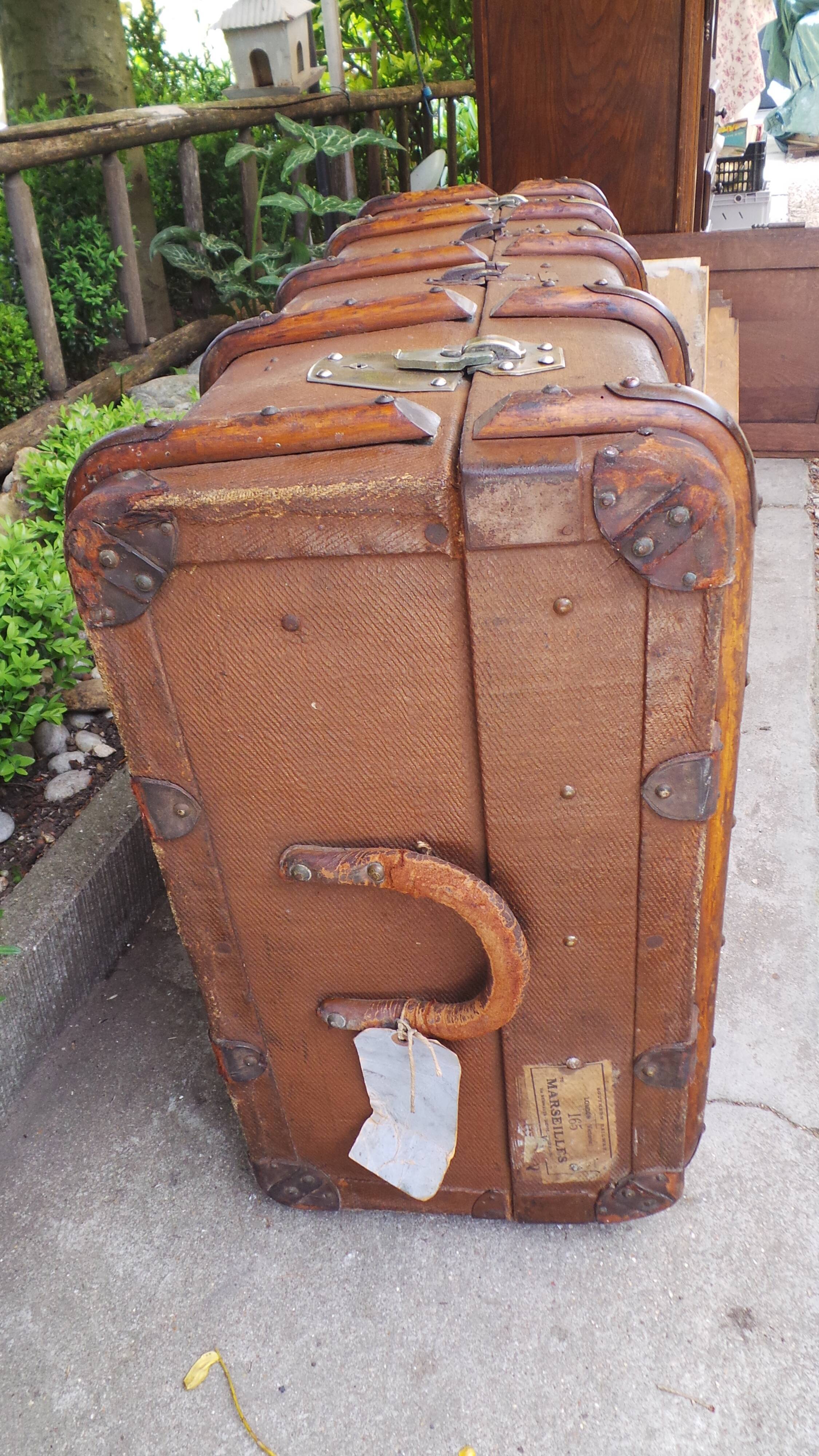 Trunk chest travel russian old