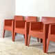 Set of 8 Toy chairs by philippe starck for Driade made in italy