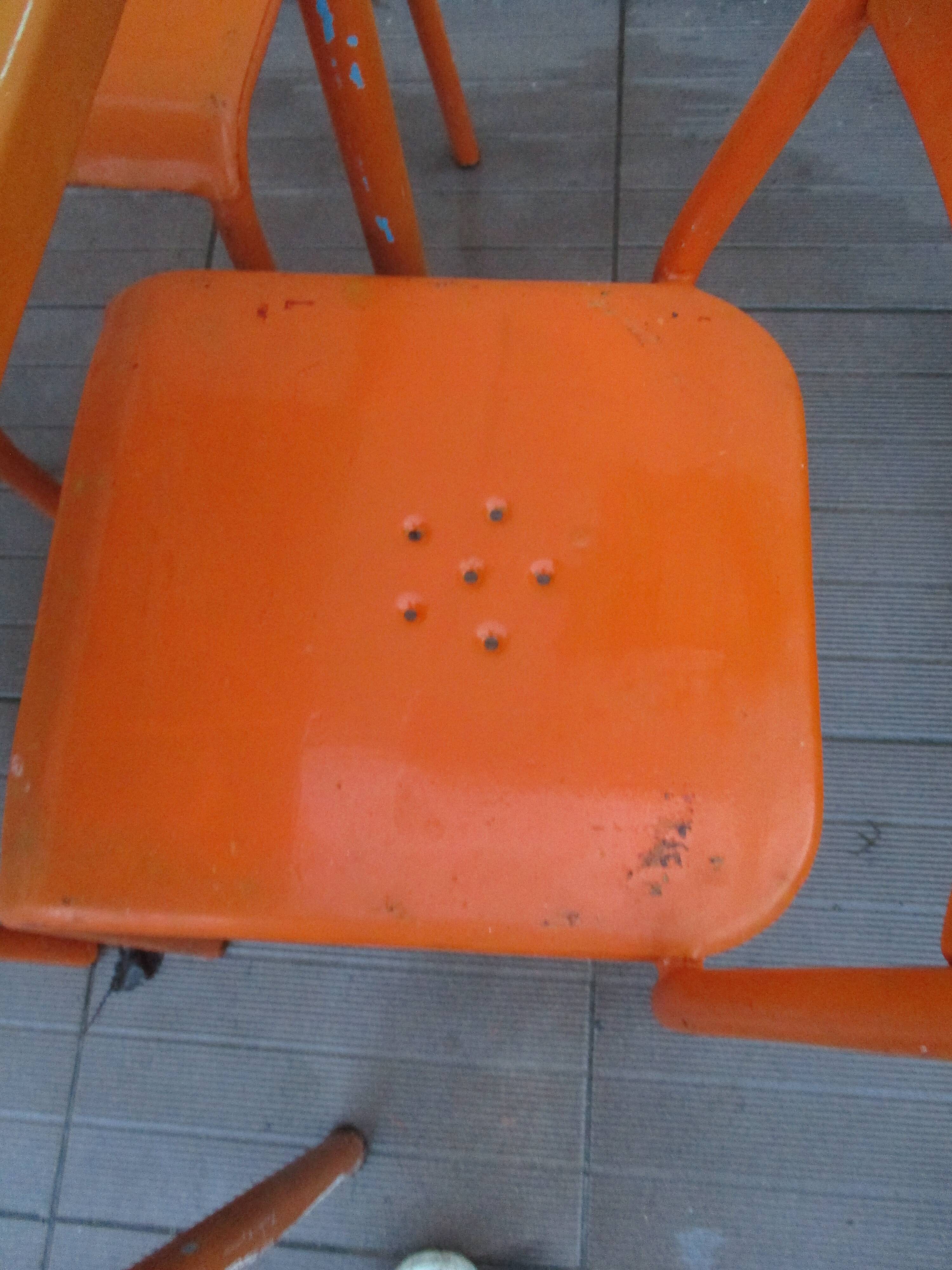 table and Chair tolix Bistro set