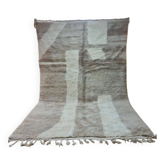 Tapis Béni Ourain Authentique 300x200 cm - 100% Laine, Fait Main