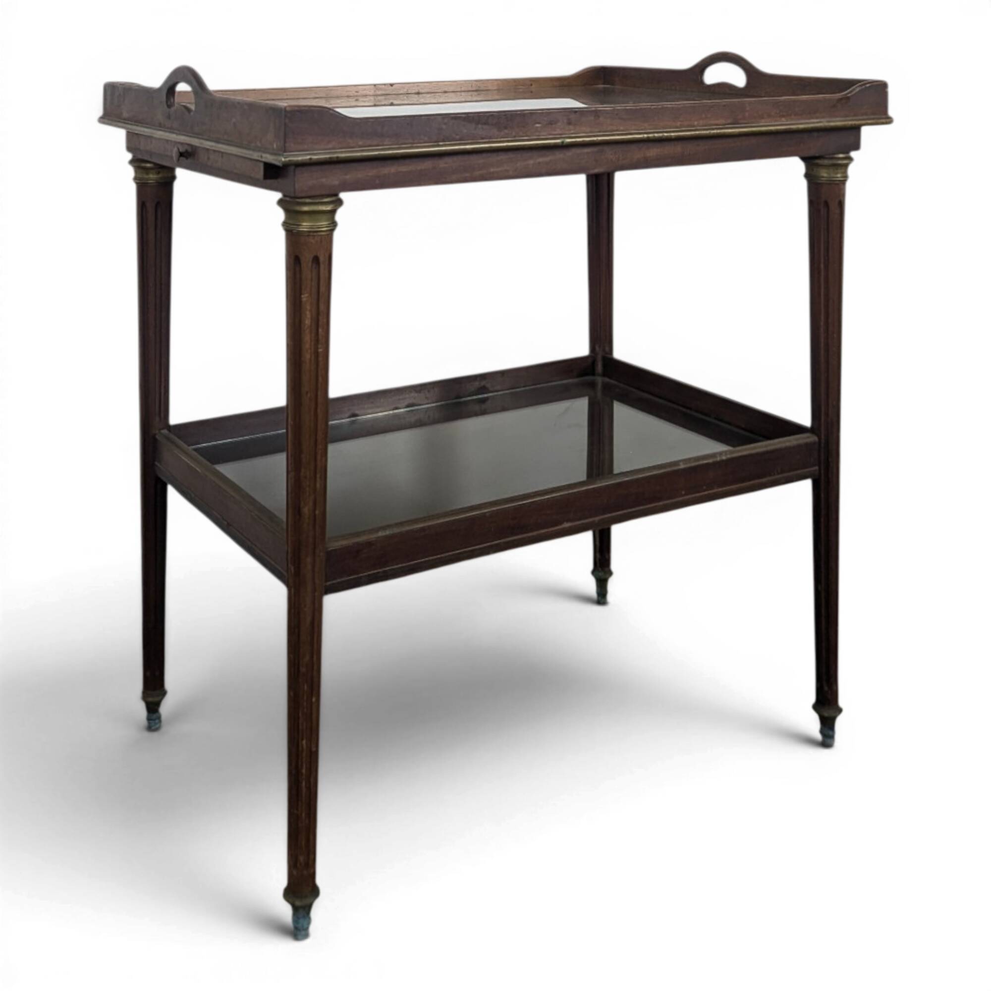 Serving table in Louis XVI style, late 19th century.