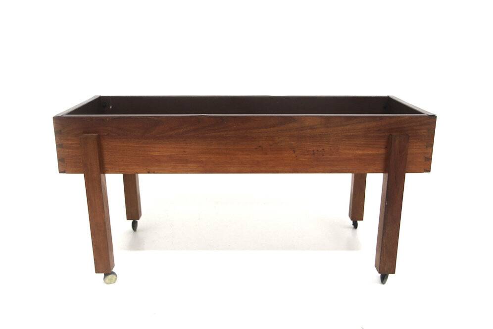 Scandinavian indoor planter in teak, Sweden, 1960