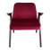 Burgundy Raspberry Bunny Armchair by Józef Chierowski