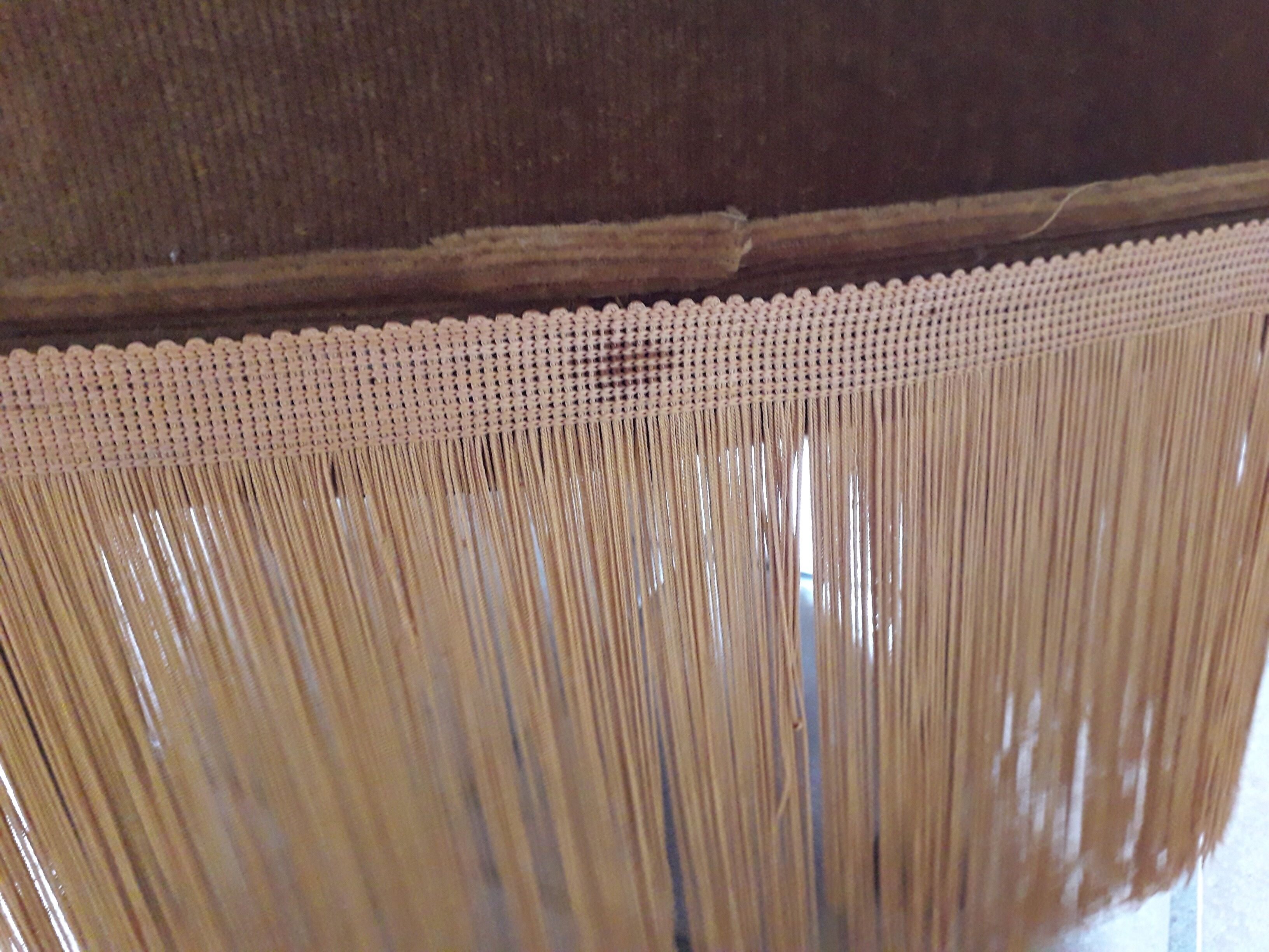 Yellow gold velvet pouf