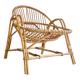 Rattan basket armchair, 1960s