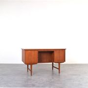 Mid-Century Modern Danish Teak Executive Desk, 1960s