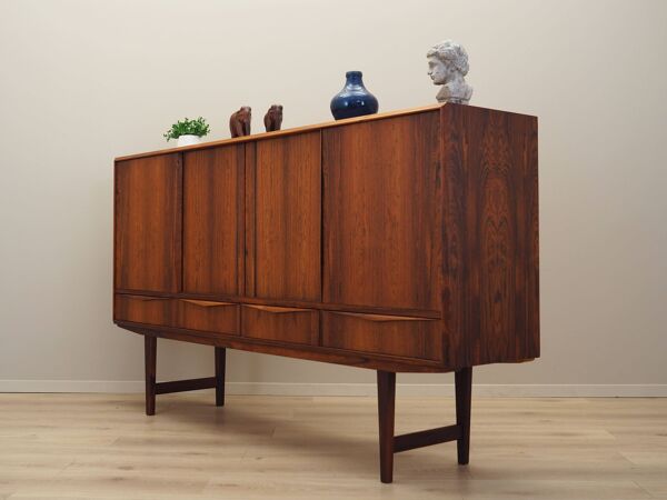 Enfilade en palissandre, design danois, années 1960, designer : EW Bach