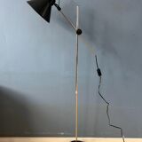 Vintage adjustable black floor lamp in style of Hoogervorst