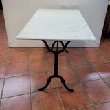 Table de bistrot dessus marbre