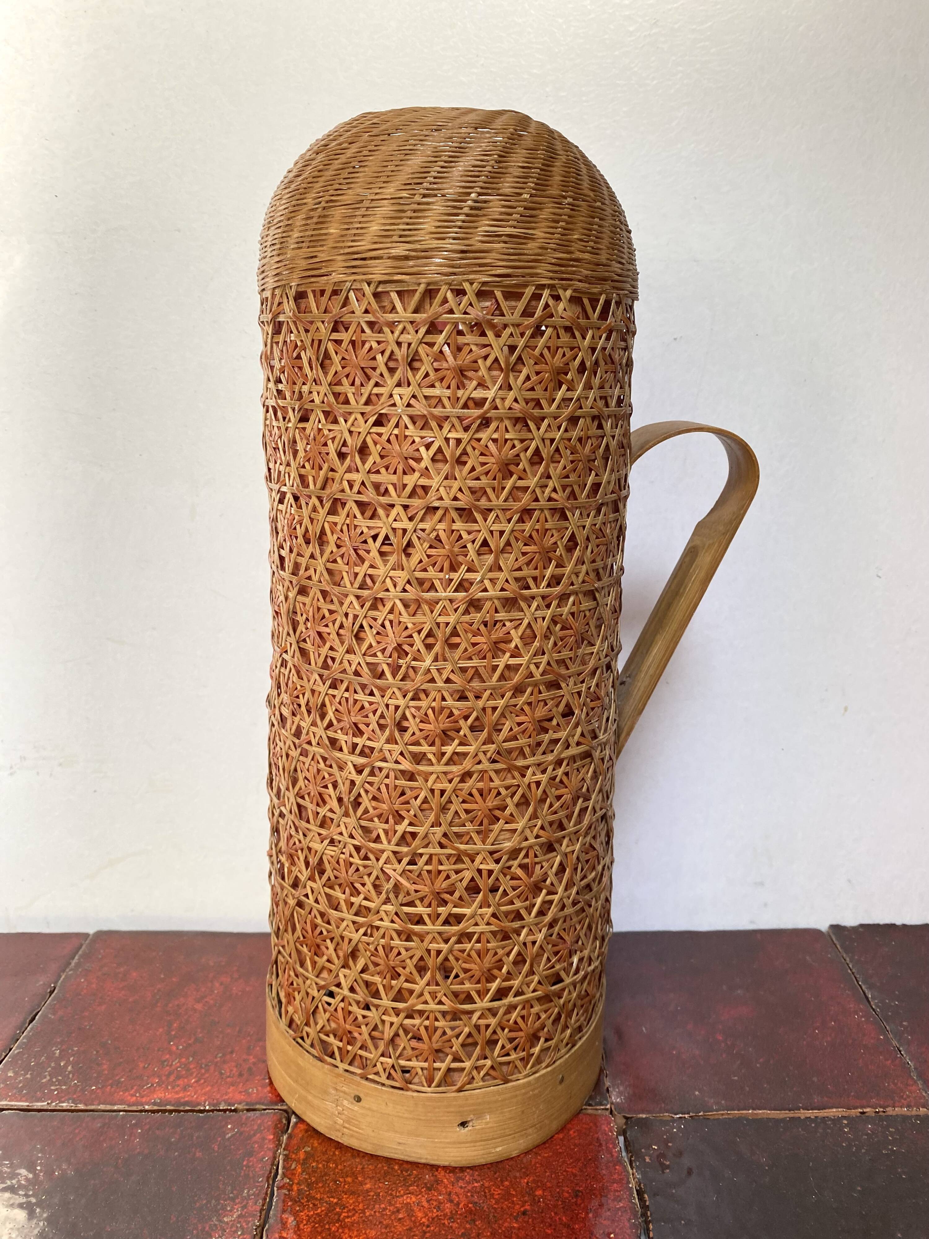 Bottle holder cover bamboo bottle