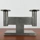 Minimalist chandelier model 551 in German tin by Karl Raichle for Meersburg, 1930s, set of 2.