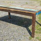 Teak table with 6 chairs