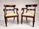 Paire de fauteuils anglais en acajou XIXe siècle – Style Regency
