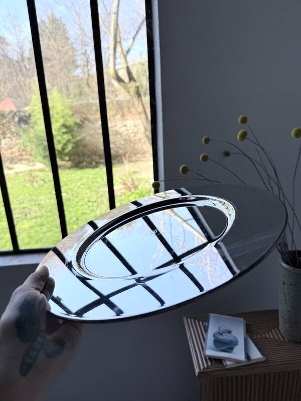 Set 12 assiettes - sous-assiettes - métal argenté Emile Puiforcat