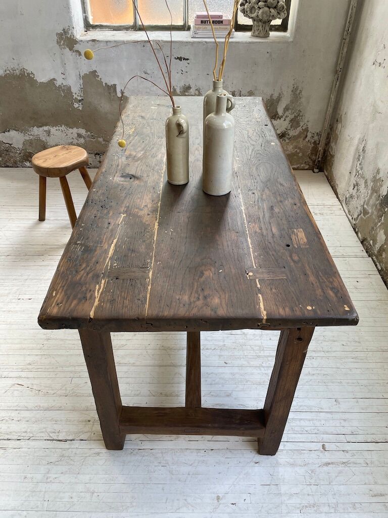Work farm table established oak