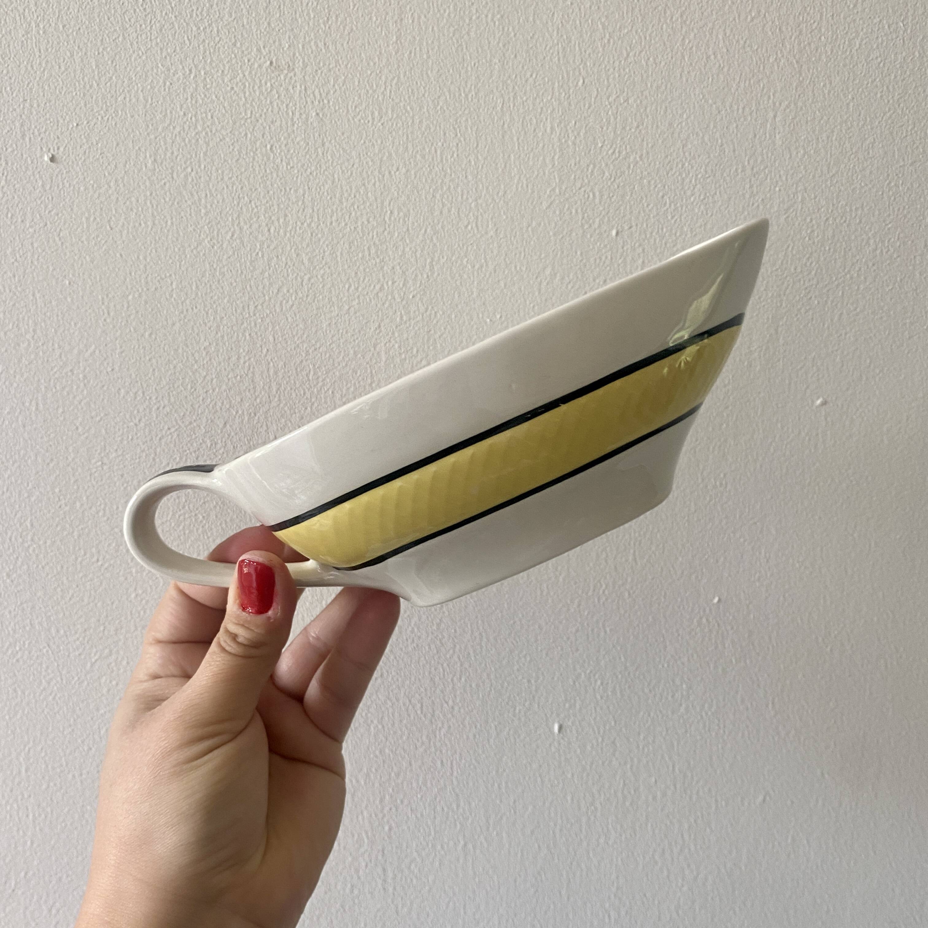 Lot of 4 vintage serving pieces Moulin des Loups