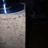 Cork lamp base