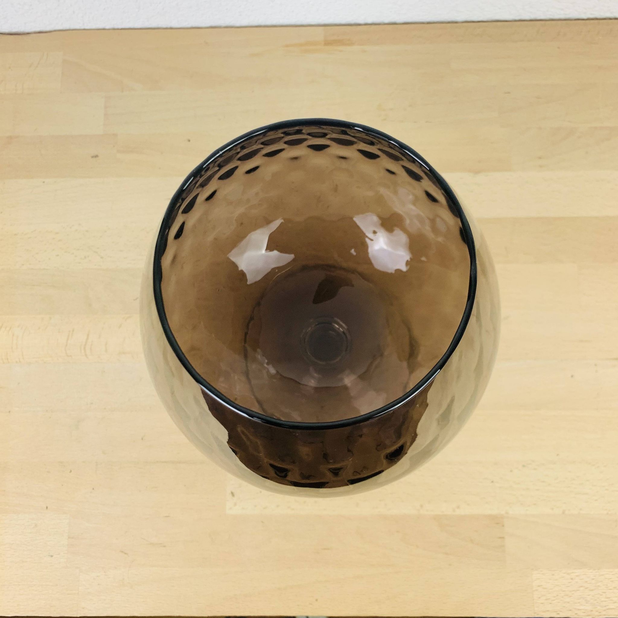 Empoli vase Italian purple glass 30 cm