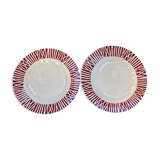 Set of 2 hollow plates véronique de digoin