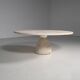 Finale 1790 travertine coffee table by Peter Draenert, 1970s.