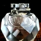 Faceted crystal table lighter