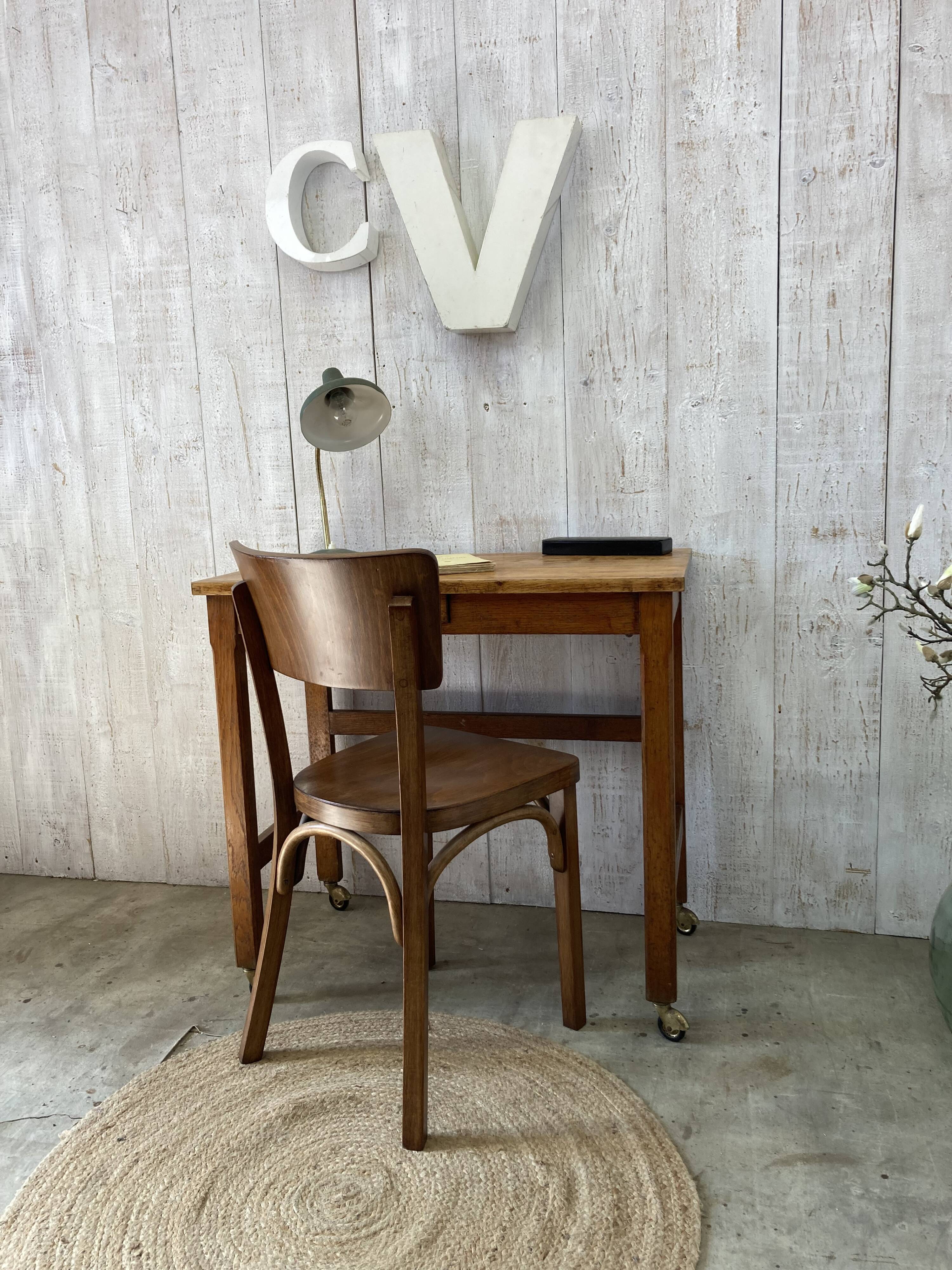 Vintage boarding school desk
