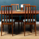 Table & 6 chaises G Plan 1960
