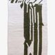Tapis contemporain vert abstrait