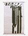 Tapis contemporain vert abstrait
