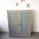 Verdigris two-door wardrobe