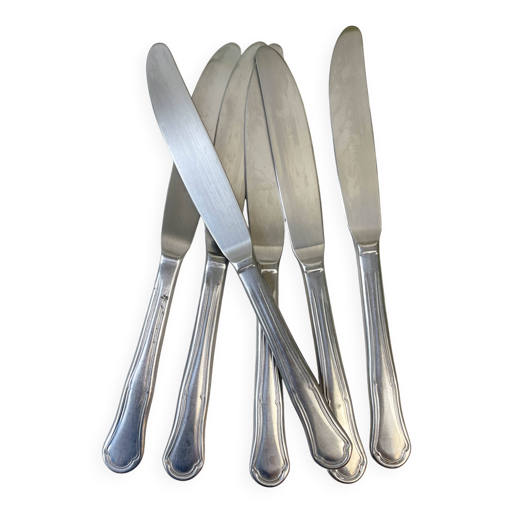 6 Couteaux vintages inox made in France | Selency