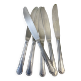 6 vintage stainless steel knives made in France