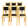 Set of 6 Bla Station chairs