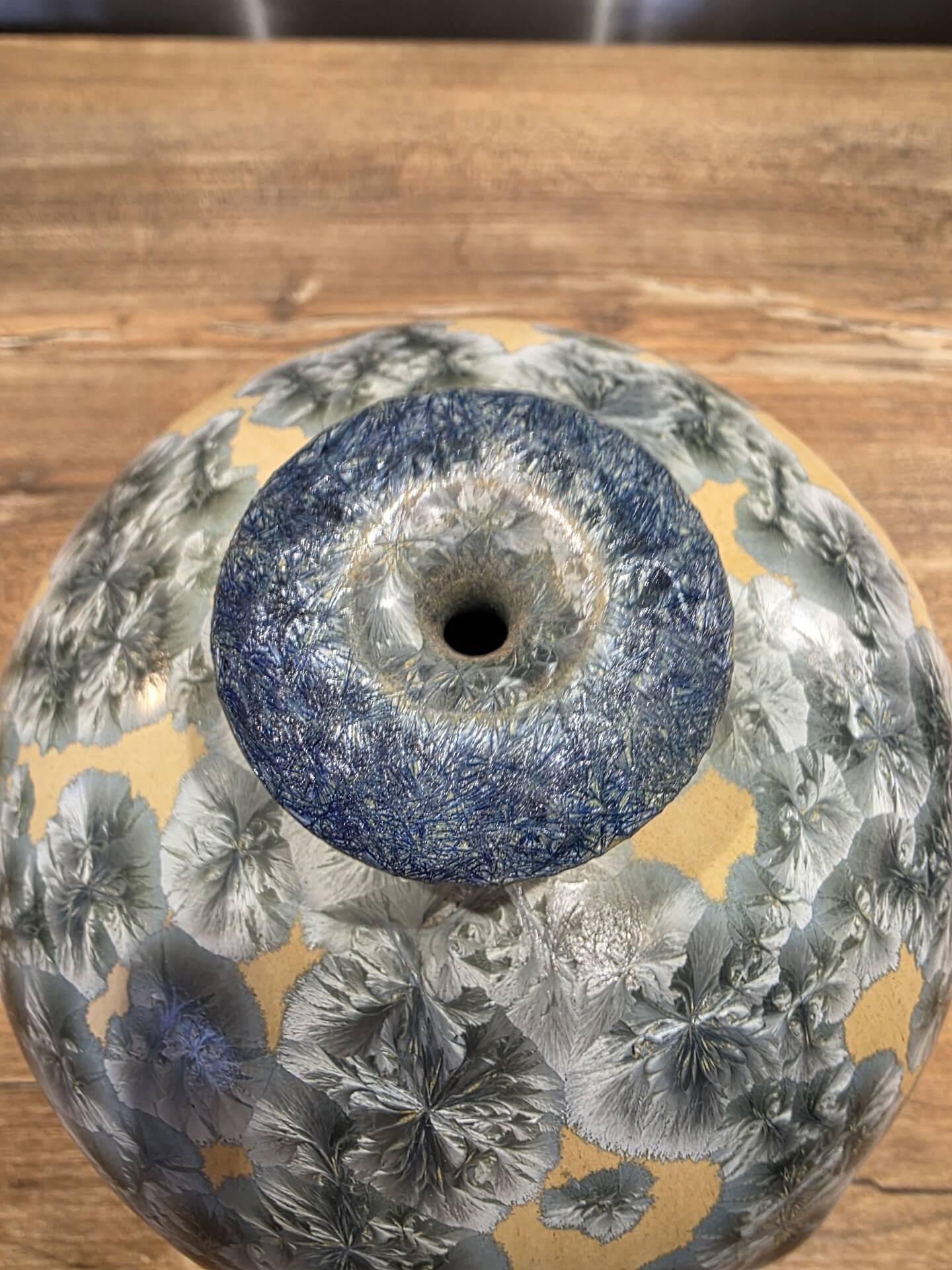 Round vase soliflore Marius Bessone (Vallauris) RARE