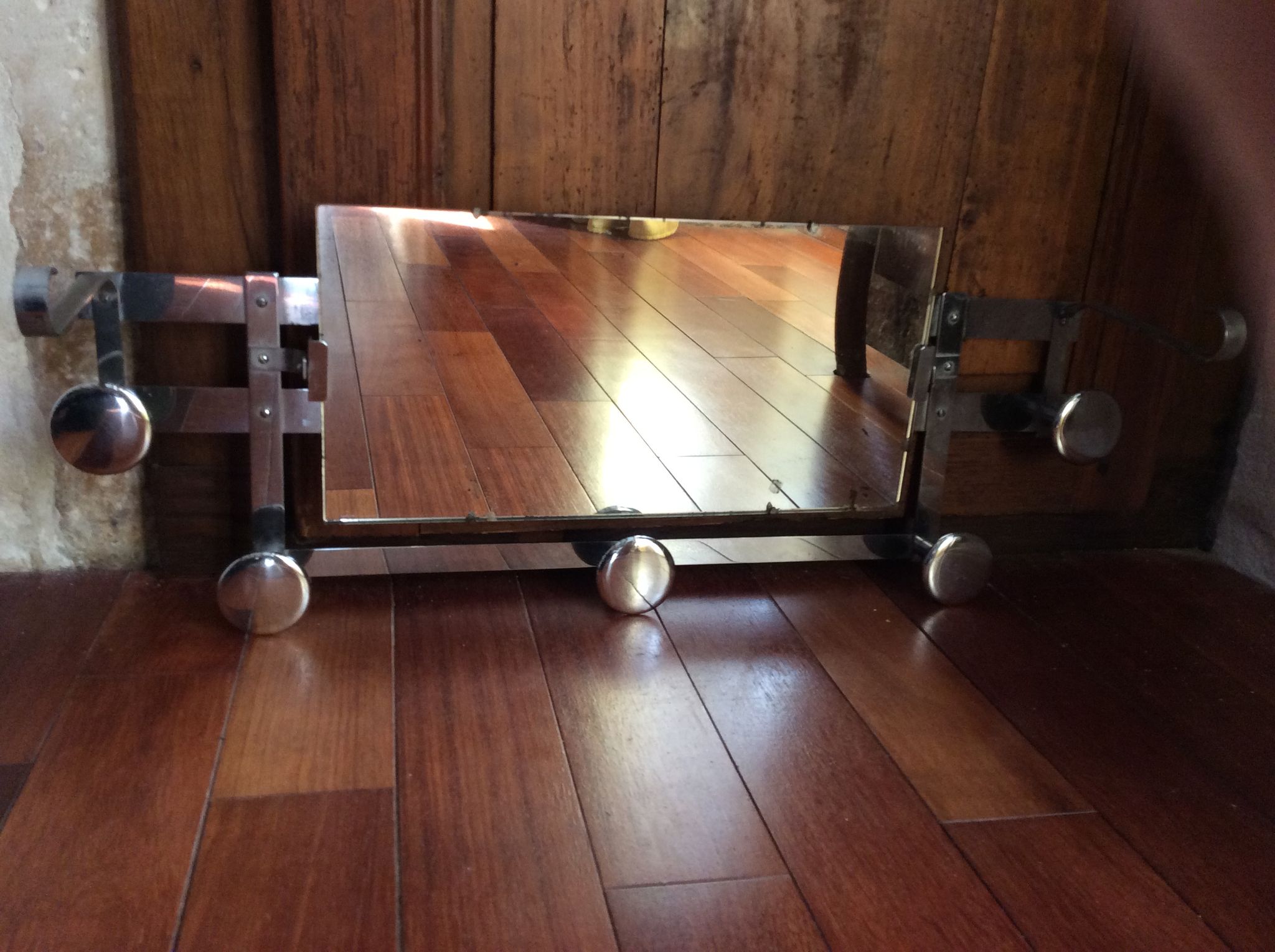 1960 vintage metal wall coatrack