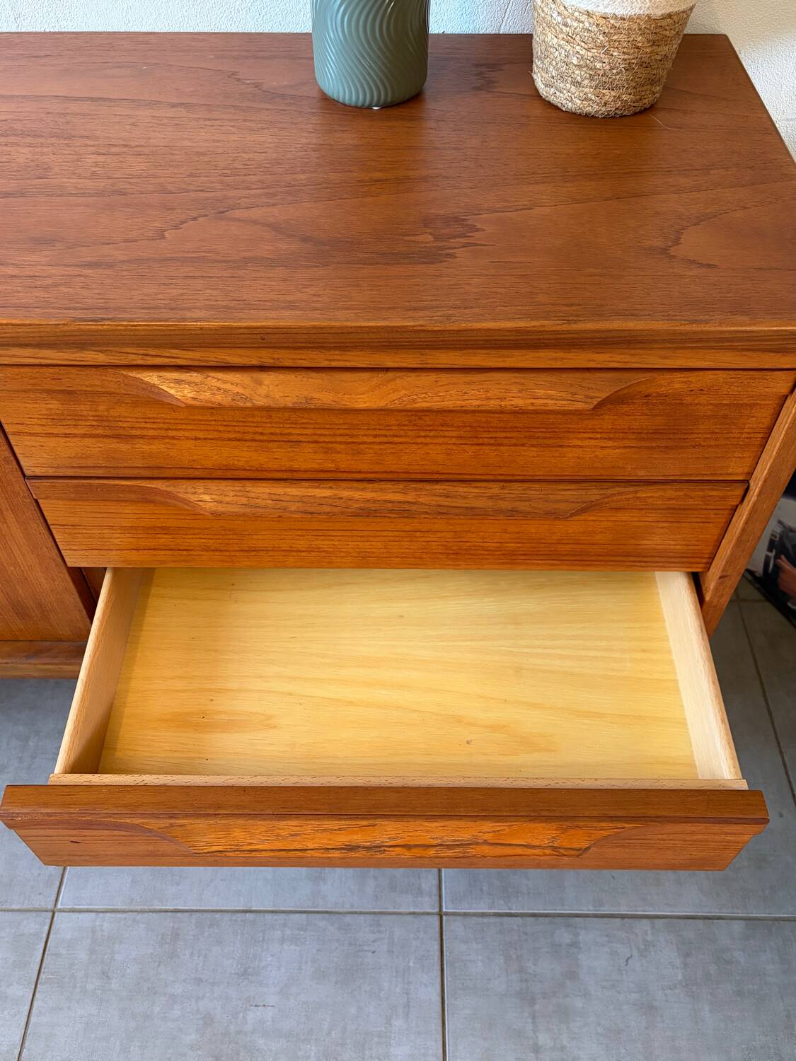 Vintage Scandinavian teak sideboard