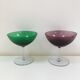 Suite of 5 Italian champagne glasses 1960