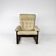 Fauteuil Scandinave en Cuir, Chêne et Bouleau, 1960