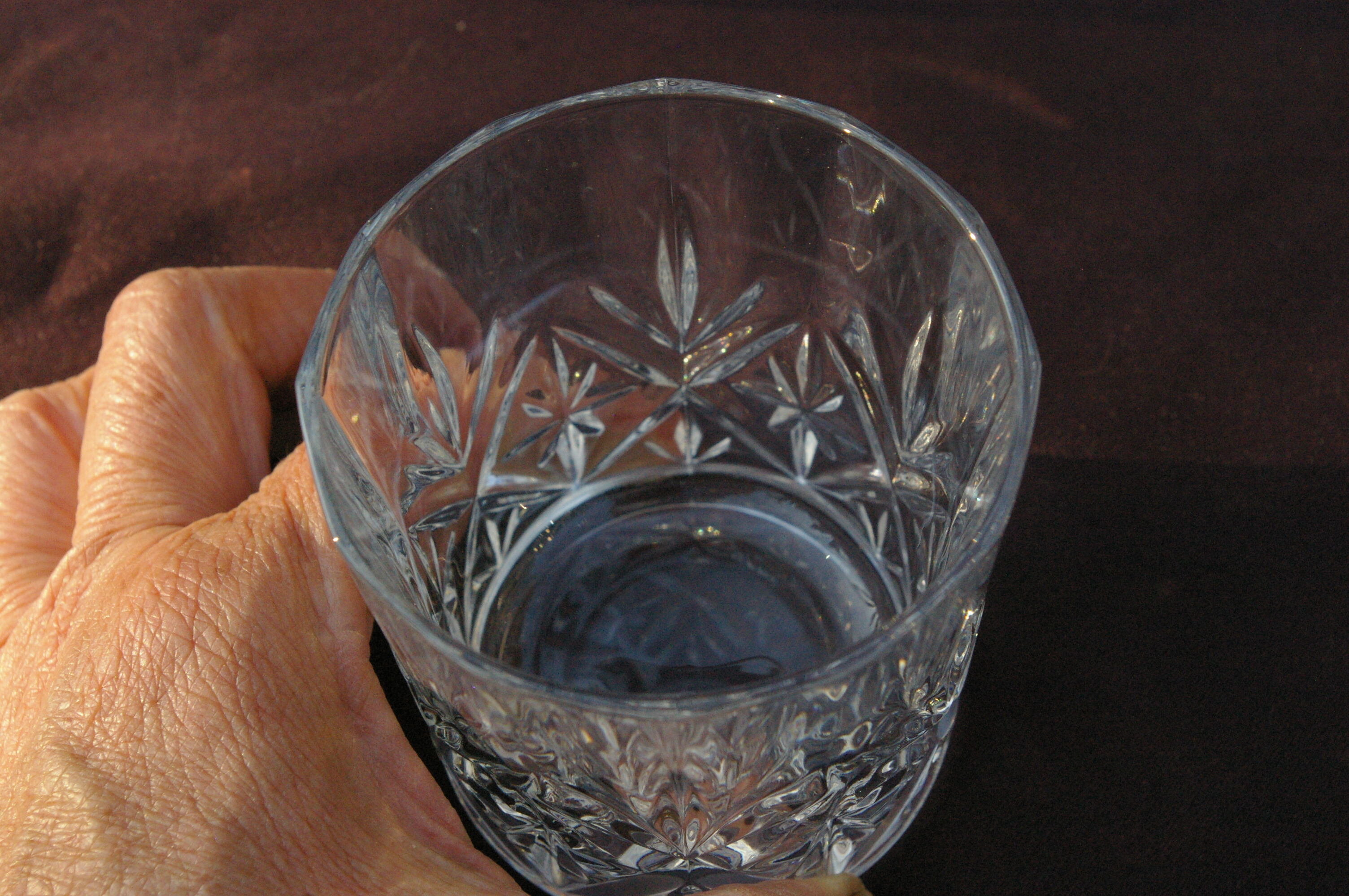 7 Crystal Whiskey Cup Glasses