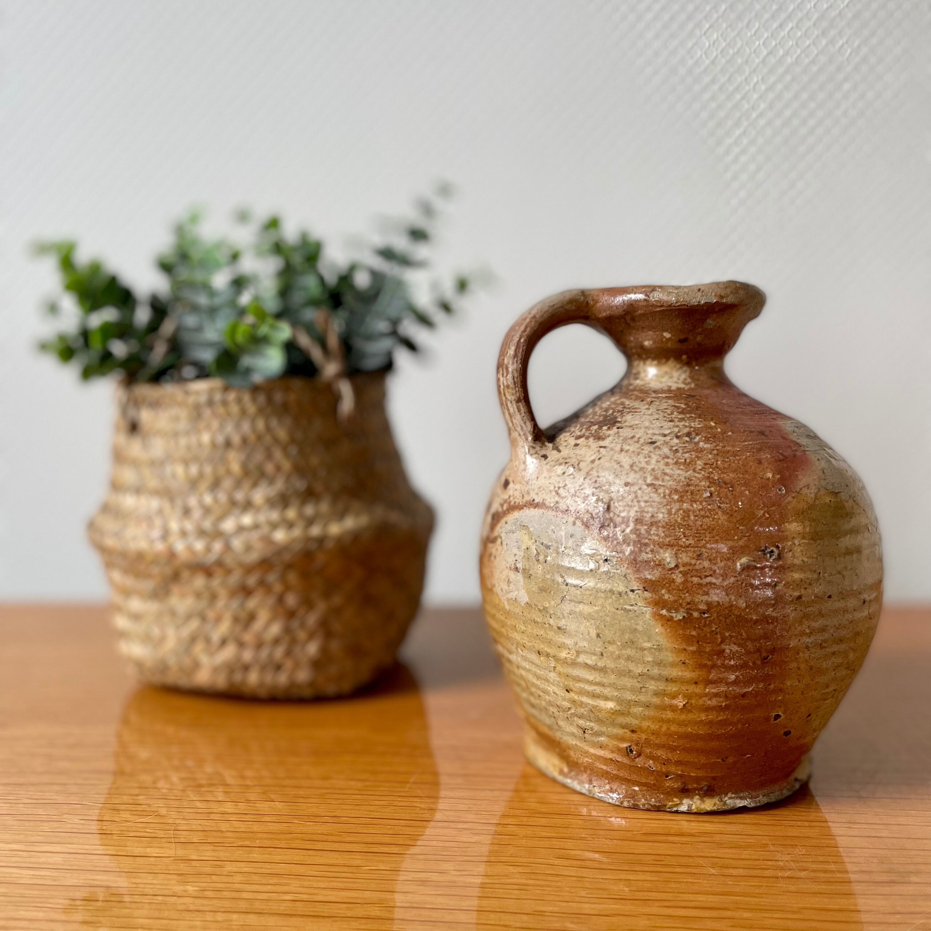 Old sandstone pitcher