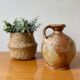 Old sandstone pitcher