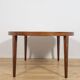 Mid-Century Round Rosewood Extending Dining Table by Severin Hansen for Haslev Møbelsnedkeri, Denmark, 1960s