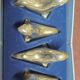 Vintage silver metal seal knife holder