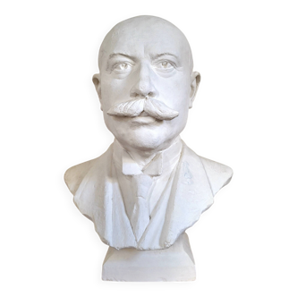 Signed plaster bust